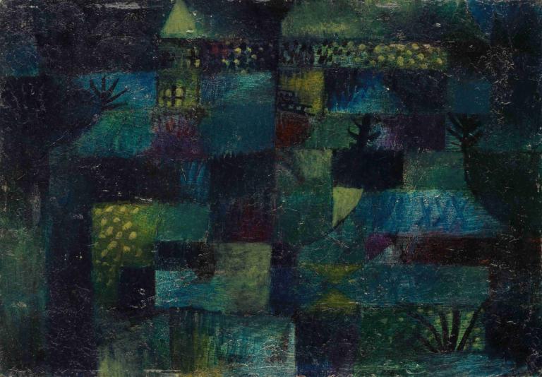 Terraced garden,Vườn ruộng bậc thang,Paul Klee,Paul Kley.,Khắc tấm đồng,Khắc tấm đồng, không có con người