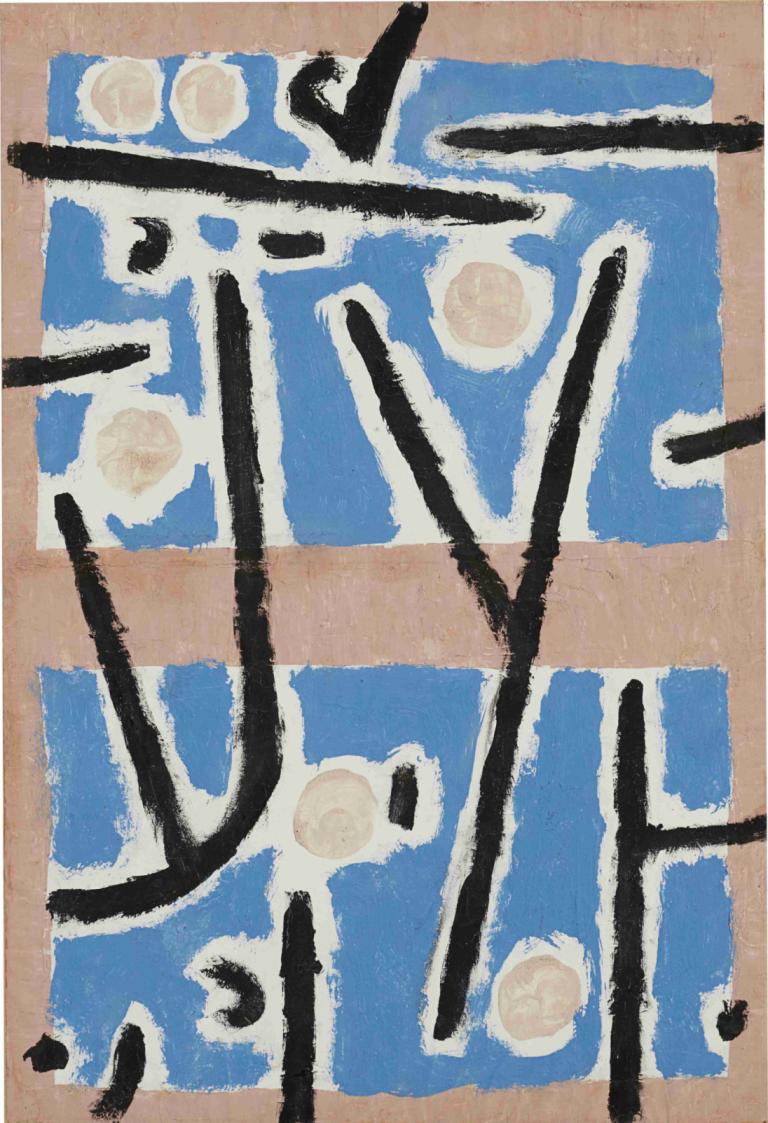 Untitled,Zonder titel,Paul Klee,Waterverf,Waterverf, geen mensen, vogel