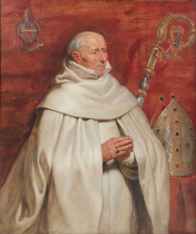 Matthaeus Yrsselius , Abbot of Sint-Michiel's Abbey in Antwerp,Peter Paul Rubens,Oil Painting,Oil Painting