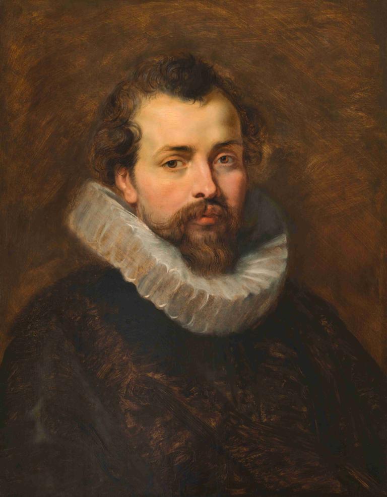 Philippe Rubens, the Artist's Brother,菲利普-鲁本斯，艺术家的兄弟,Peter Paul Rubens,彼得-保罗-鲁本斯,油画,油画, 1男孩, 独奏, 胡子, 男性焦点