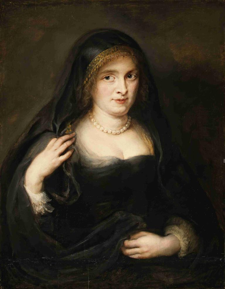 Portrait of a Woman, Probably Susanna Lunden (Susanna Fourment, 1599–1628),Portrett av en kvinne