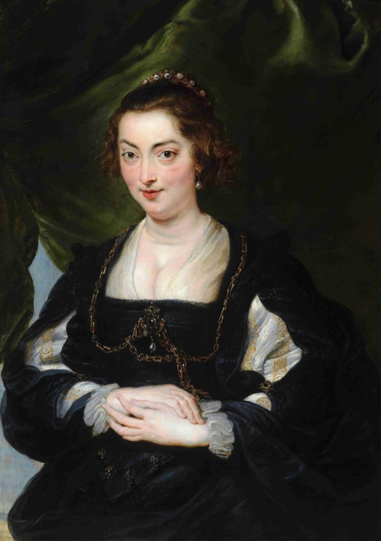 Portrait of a Young Woman,Portrett av en ung kvinne,Peter Paul Rubens,Oljemaleri,Oljemaleri, 1 jente