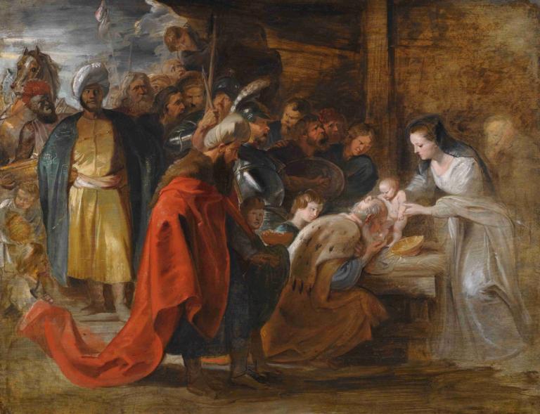 The Adoration Of The Magi,Adorația magilor,Peter Paul Rubens,Pictura in ulei,Pictura in ulei