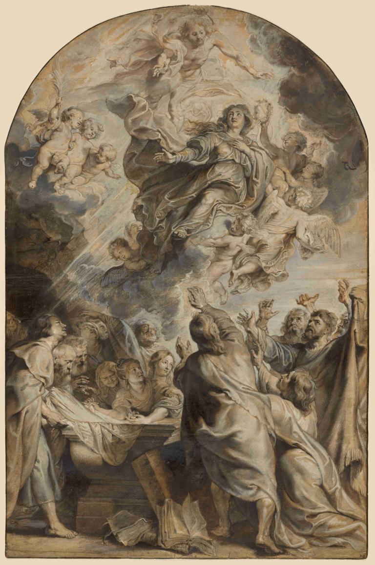 The Assumption of the Virgin,Asumsi Perawan,Peter Paul Rubens,Lukisan cat minyak,Lukisan cat minyak