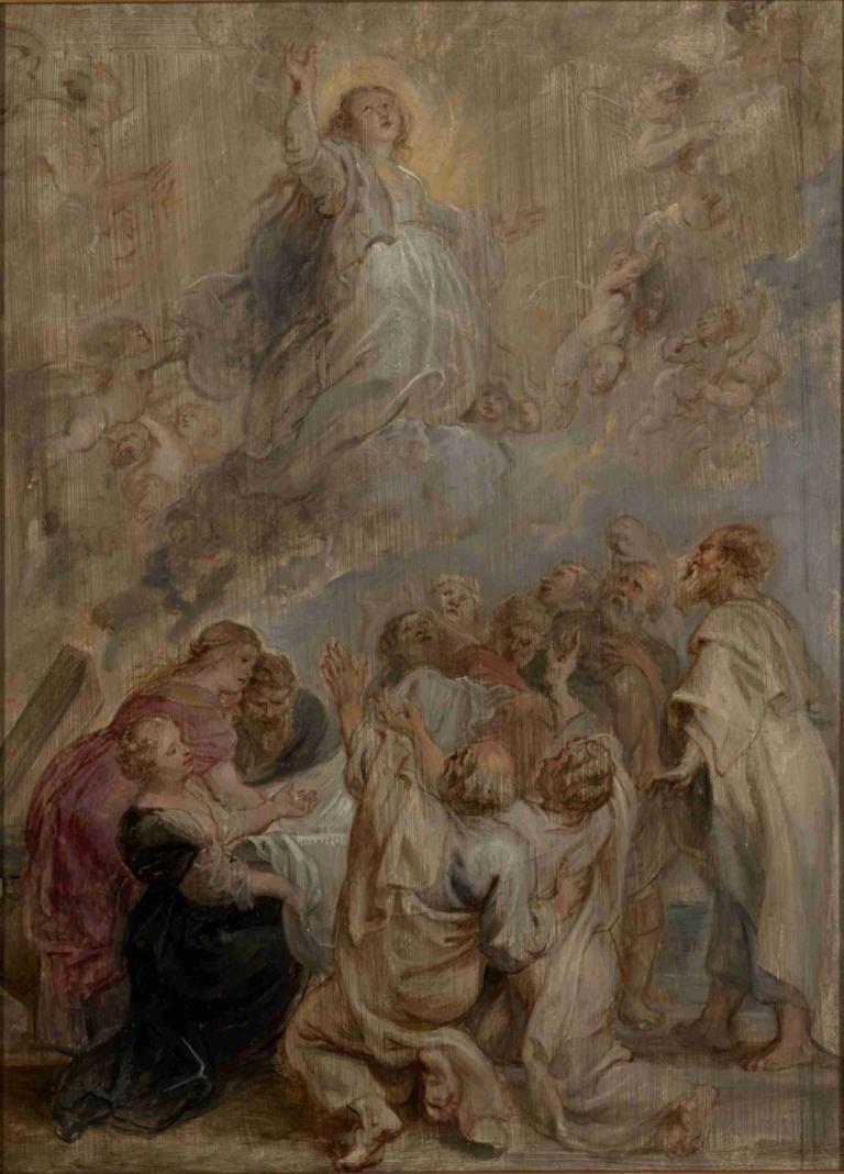 The Assumption of the Virgin,Adormirea Maicii Domnului,Peter Paul Rubens,Pictura in ulei,Pictura in ulei