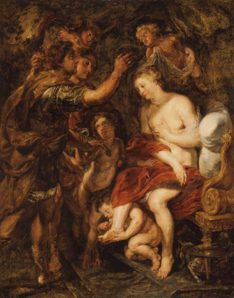 The Crowning of Roxana,Încoronarea Roxanei,Peter Paul Rubens,Pictura in ulei,Pictura in ulei