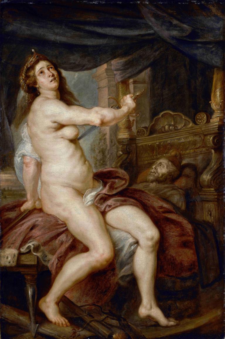 The Death of Dido,Smrt Dido,Peter Paul Rubens,Olejomalba,Olejomalba, parodie na výtvarné umění, 1 dívka, prsa