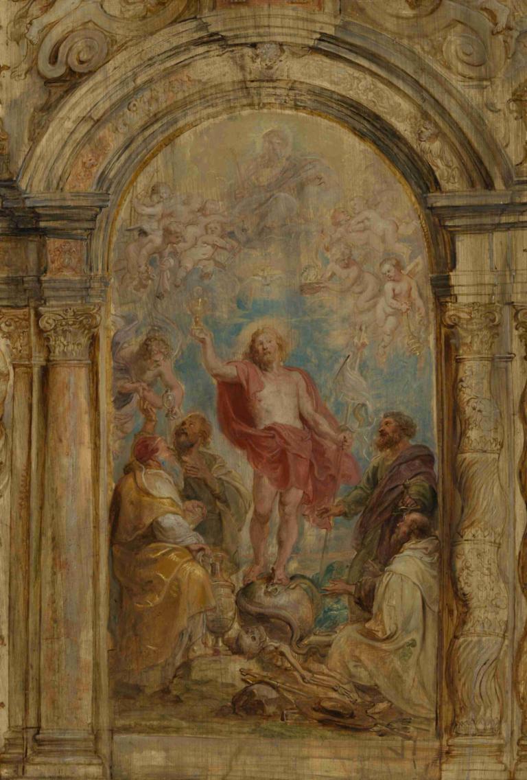 The Glorification of the Eucharist,La glorification de l'Eucharistie,Peter Paul Rubens,Pierre Paul Rubens