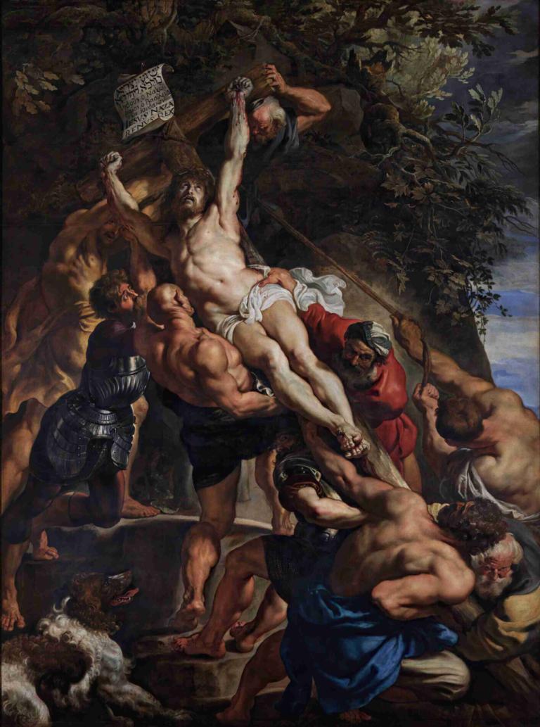 The Raising of the Cross,Çarmıhın Yükseltilmesi,Peter Paul Rubens,Yağlı boya,Yağlı boya