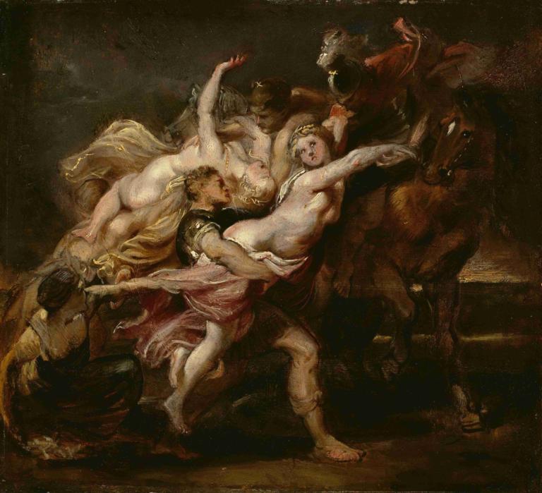 The Rape of the Daughters of Levkippos,Levkippos'un Kızlarına Tecavüz,Peter Paul Rubens,Yağlı boya,Yağlı boya