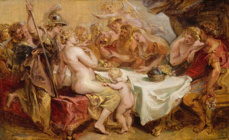 The Wedding of Peleus and Thetis,Свадьба Пелея и Фетиды,Peter Paul Rubens,Питер Пауль Рубенс,Картина Маслом