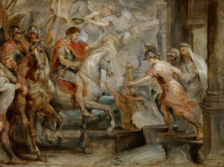 Triumphant Entry Of Constantine Into Rome,Ingresso trionfale di Costantino a Roma,Peter Paul Rubens