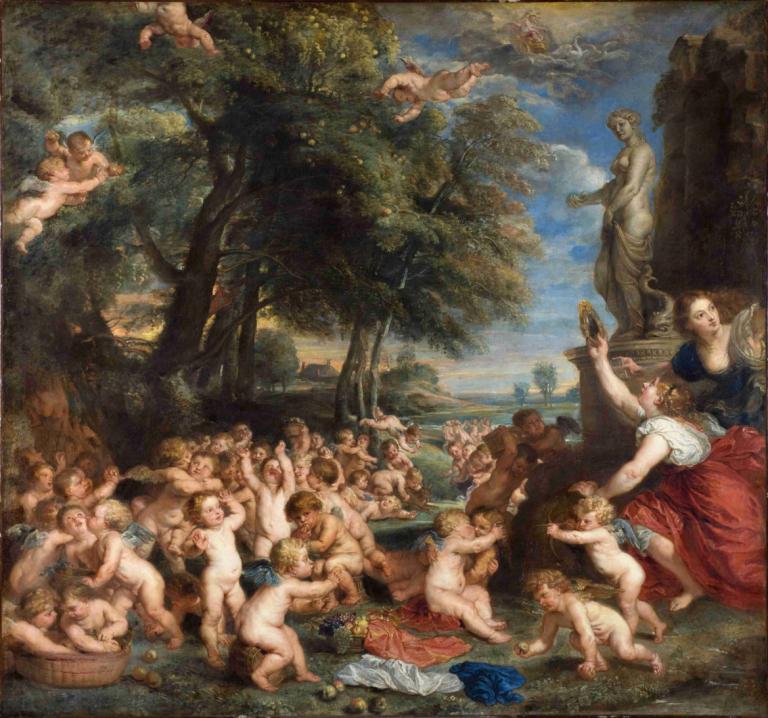 Worship of Venus,Culto di Venere,Peter Paul Rubens,Pittura ad olio,Pittura ad olio, Parodia delle belle arti