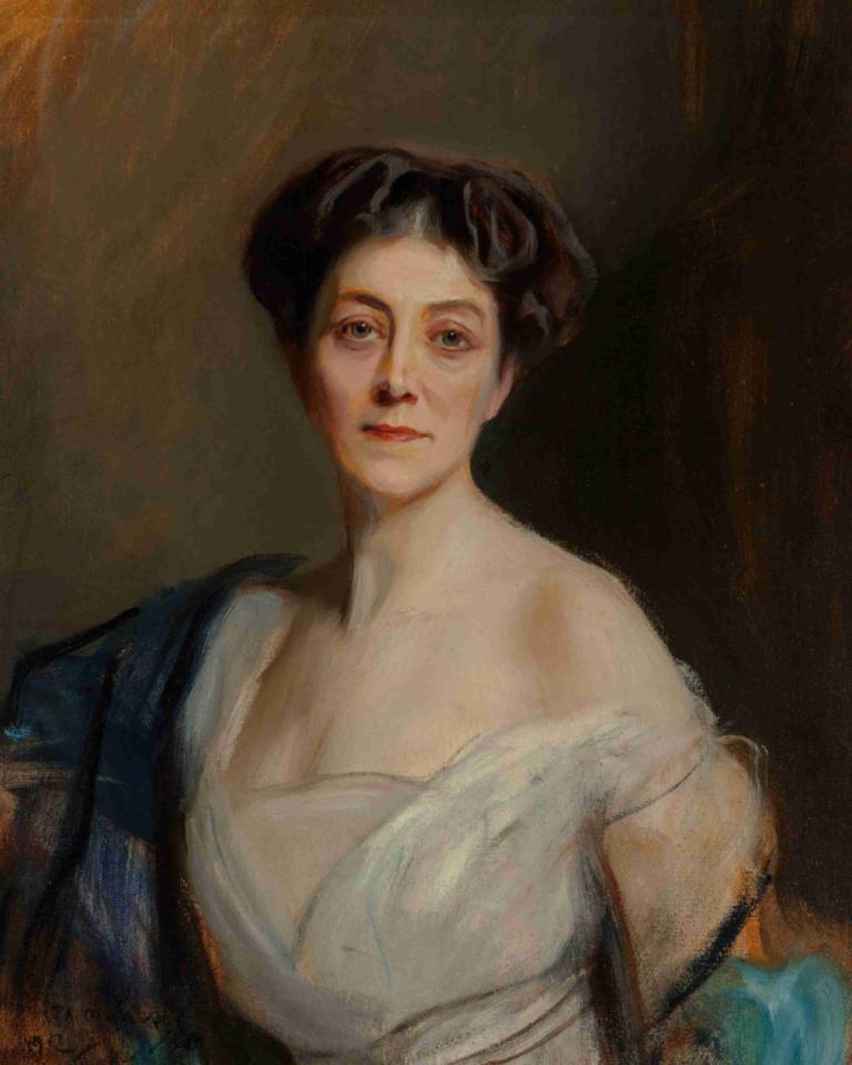 A portrait of Caroline Lambart, Countess of Cavan,キャヴァン伯爵夫人キャロライン・ランバートの肖像画,Philip Alexius de László