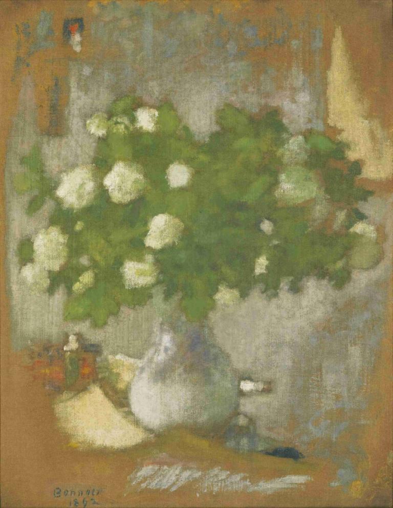 Fleurs, Boules De Neige,Çiçekler, Kar Topları,Pierre Bonnard,Yağlı boya,Yağlı boya, pokemon (yaratık)