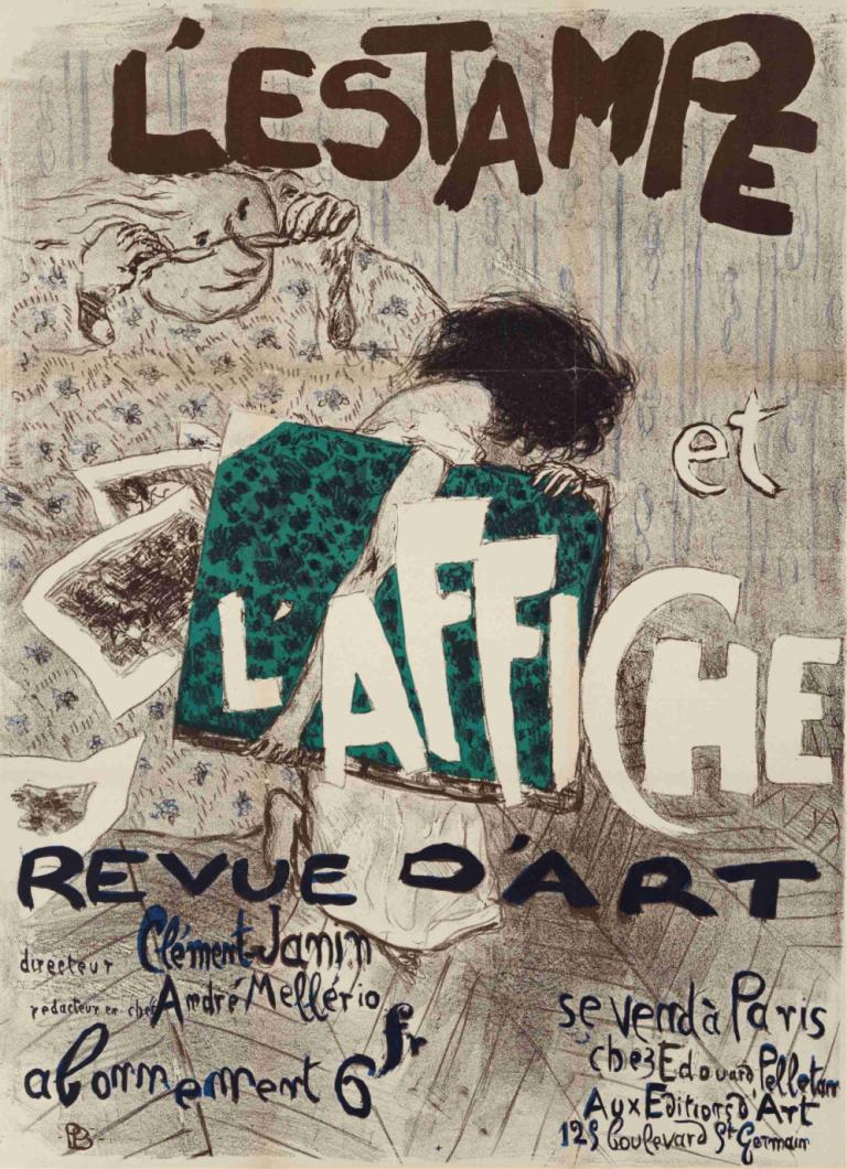 L’Estampe et l’Affiche (The Print and the Poster),De afdruk en de poster,Pierre Bonnard,Illustratie