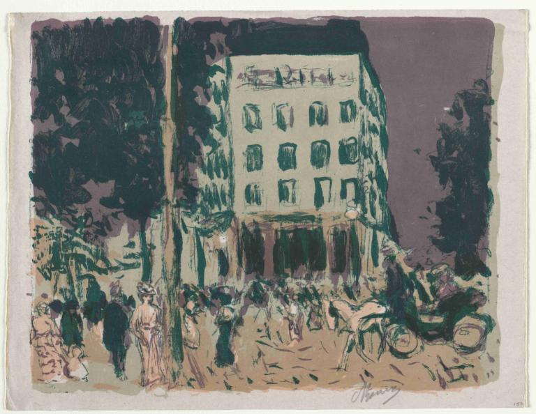 The Boulevards,Бульвары,Pierre Bonnard,Пьер Боннар,Картина Маслом,Картина Маслом