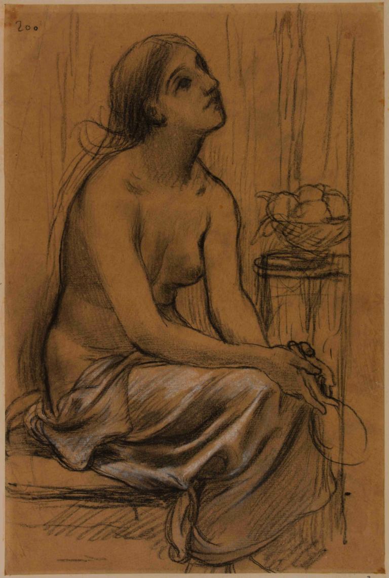 Etude pour la peinture 'Femme à sa toilette'