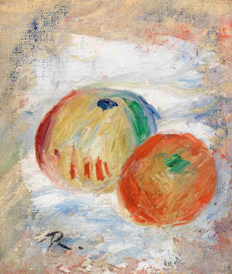 Apples (Pommes),Pierre-Auguste Renoir,Oil Painting,Oil Painting, no humans, painting (medium)