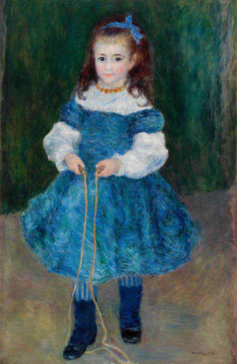 Girl with a Jump Rope (Portrait of Delphine Legrand),Dívka se švihadlem (Portrét Delphine Legrandové)