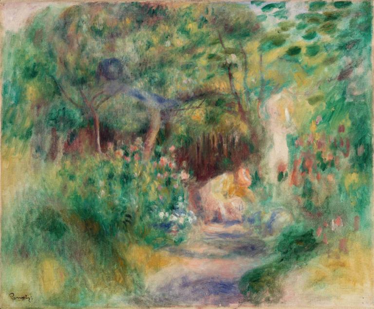 Landscape with Woman Gardening (Paysage et femme jardinant),정원 가꾸는 여성 풍경(Paysage et femme jardinant)