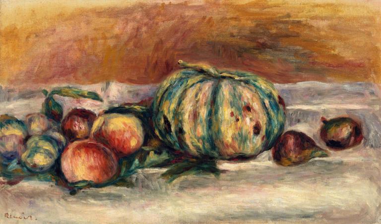 Still Life with Melon (Nature morte au melon),Νεκρή φύση με πεπόνι (Nature morte au melon)