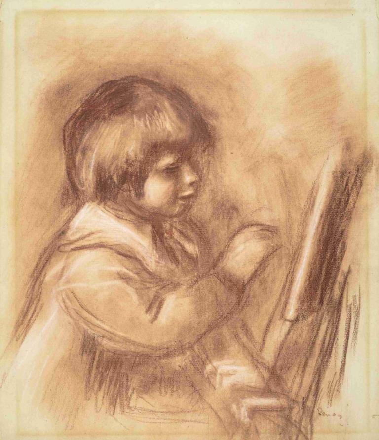 The Artist's Son Claude or 'Coco',아티스트의 아들 클로드 또는 '코코',Pierre-Auguste Renoir,피에르 오귀스트 르누아르,오일 페인팅,오일 페인팅, 독주