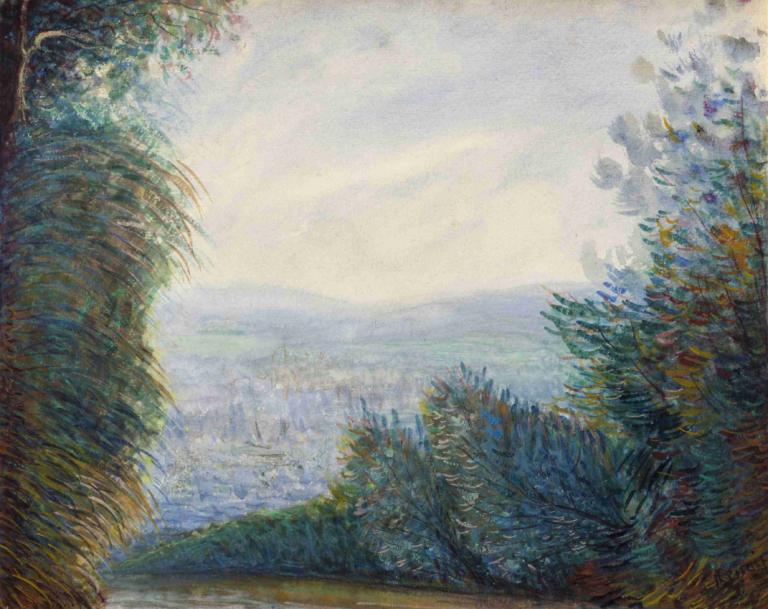 The Auvers Valley on the Oise River,오이제 강의 오베르 계곡,Pierre-Auguste Renoir,피에르 오귀스트 르누아르,오일 페인팅,오일 페인팅, 인간은 없어