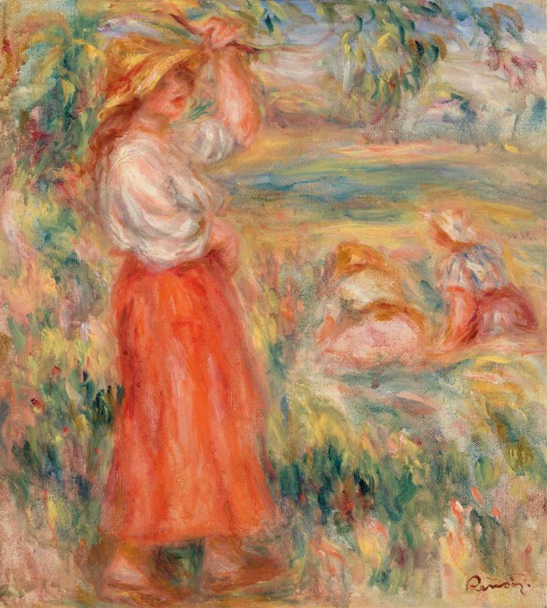 Women in the Fields (Femmes aux champs),Wanita di Lapangan (Femmes aux champs),Pierre-Auguste Renoir