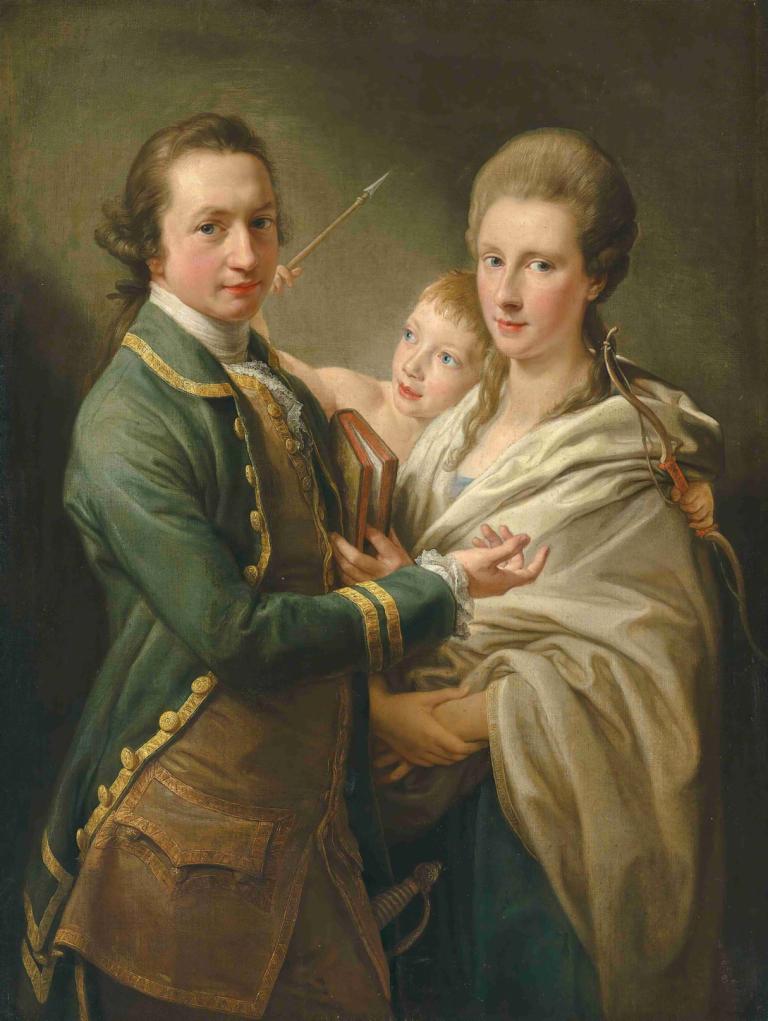 Arthur Saunders Gore, Viscount Sudley, later 2nd Earl of Arran (1734-1809), and his wife,아서 손더스 고어, 서들리 자작