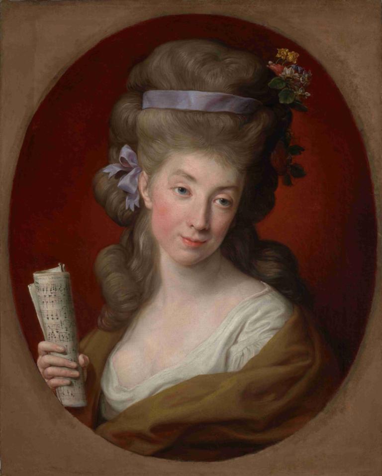 Portrait of Izabela née Lubomirska, Wife of Ignacy Potocki (1755–1783),Porträt von Izabela geb. Lubomirska