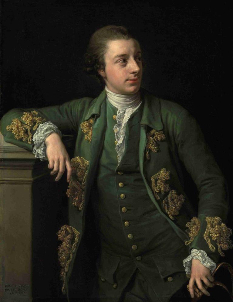 Portrait of Thomas Fortescue,Porträt von Thomas Fortescue,Pompeo Batoni,Ölgemälde,Ölgemälde, Solo