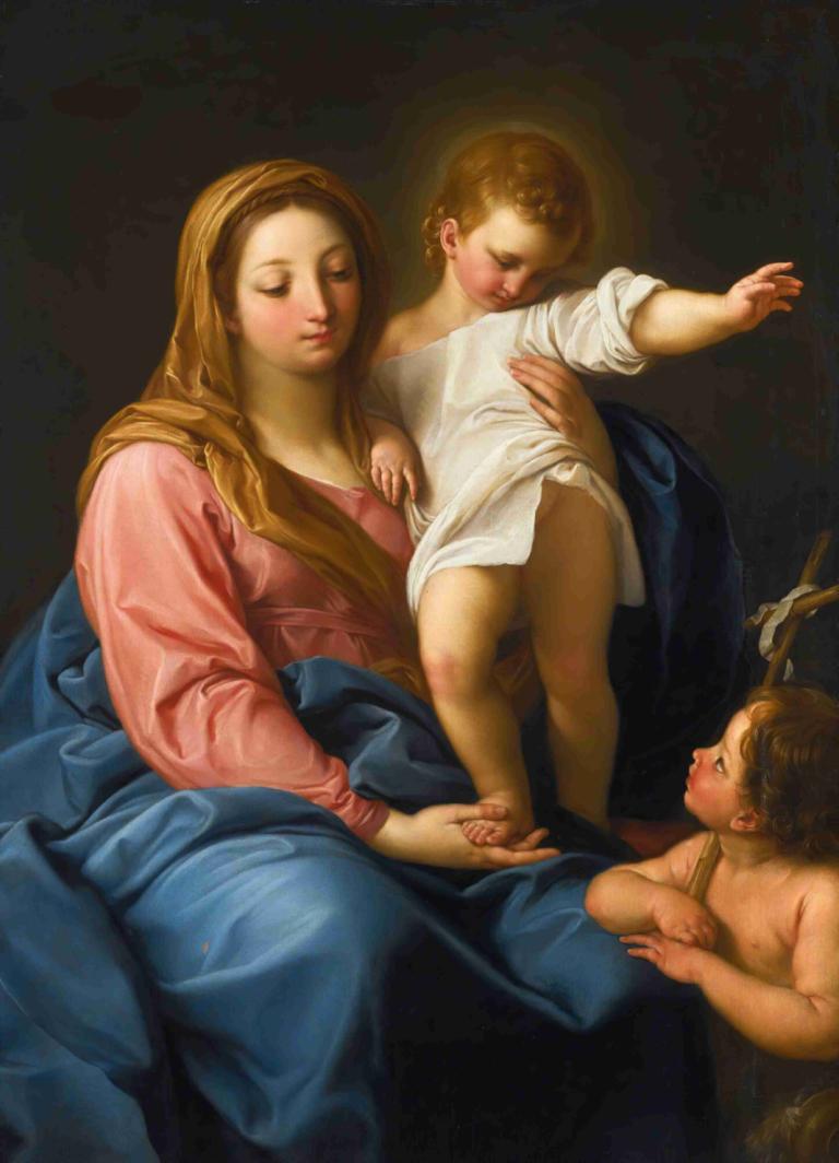 The Madonna And Child With The Infant Saint John The Baptist