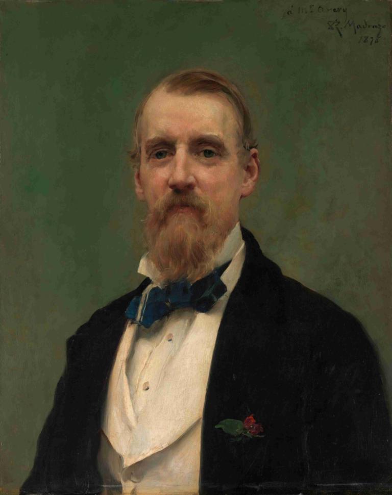 Samuel P. Avery (1822–1904),Samuel P. Avery (1822-1904),Raimundo de Madrazo y Garreta,Pittura ad olio