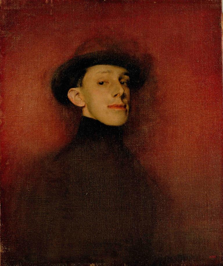 Study From Life For The Portrait Of King Alfons XIII,Livsstudie för porträtt av kung Alfons XIII,Ramón Casas