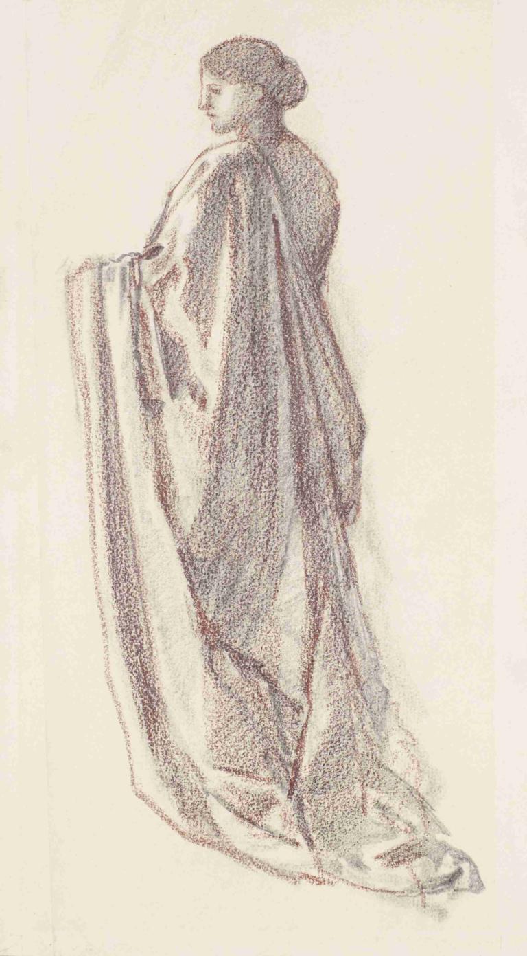 Female - Drapery Study - background figure for St Theophilus and the Angel