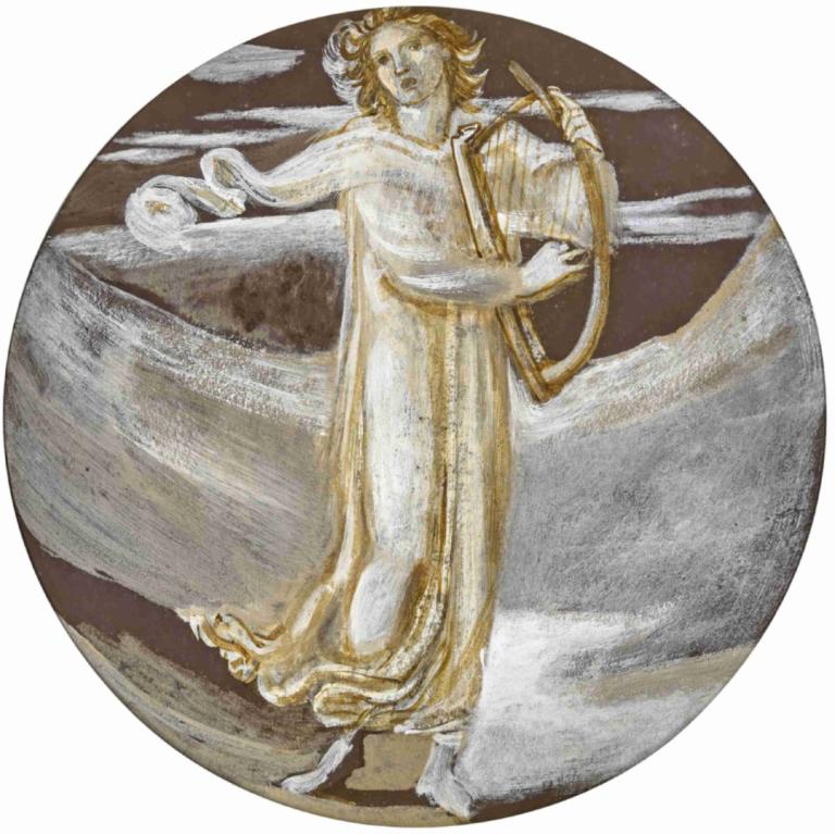 Orpheus and his Lute,Orfeo e il suo liuto,Sir Edward Coley Burne-Jones,Illustrazione,Illustrazione