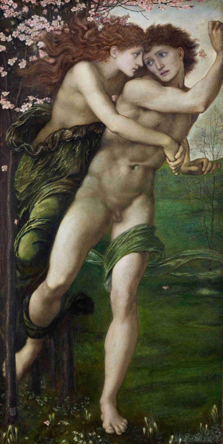 Phyllis And Demophoon,Phyllis e Demofonte,Sir Edward Coley Burne-Jones,Illustrazione,Illustrazione