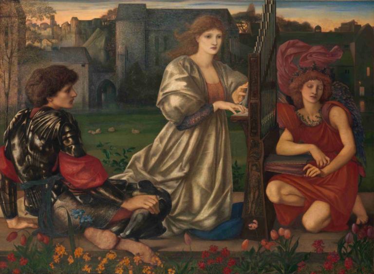 The Love Song,"Bản tình ca",Sir Edward Coley Burne-Jones,- Ngài Edward Corley Bourne - Ngài Jones.,Minh họa