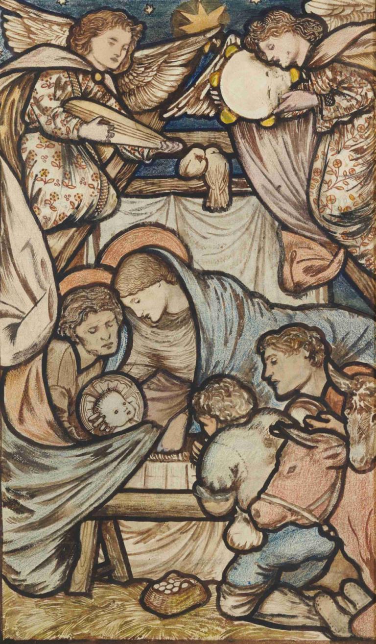 The Nativity,"Chúa Giê-su ra đời",Sir Edward Coley Burne-Jones,- Ngài Edward Corley Bourne - Ngài Jones.