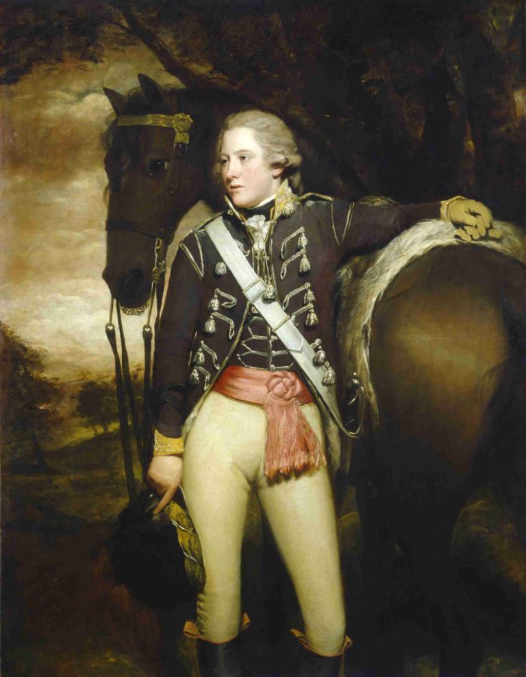 Captain Patrick Miller,Sir Henry Raeburn,Oil Painting,Oil Painting, horse, solo, weapon, boots