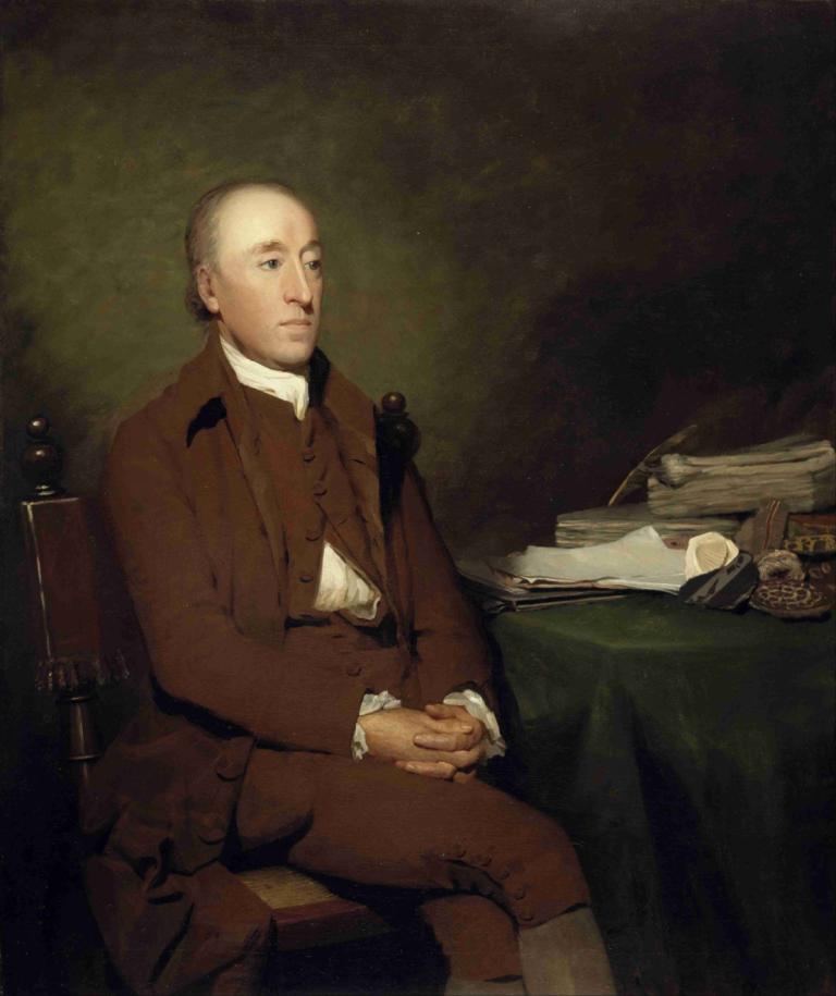 James Hutton, 1726 - 1797. Geologist,James Hutton, 1726 - 1797. Géologue,Sir Henry Raeburn,Peinture à l'huile