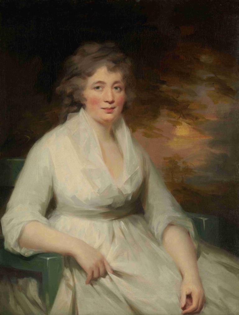 Janet Law,Sir Henry Raeburn,Peinture à l'huile,Peinture à l'huile, 1fille, solo, parodie des beaux-arts