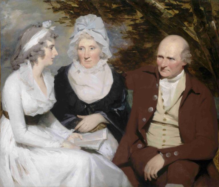 John Johnstone, Betty Johnstone and Miss Wedderburn,Sir Henry Raeburn,Oil Painting,Oil Painting