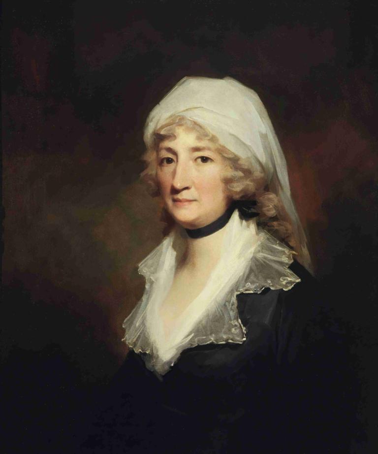 Lady Anne Miller of Glenlee,Sir Henry Raeburn,Oil Painting,Oil Painting, 1girl, solo, fine art parody