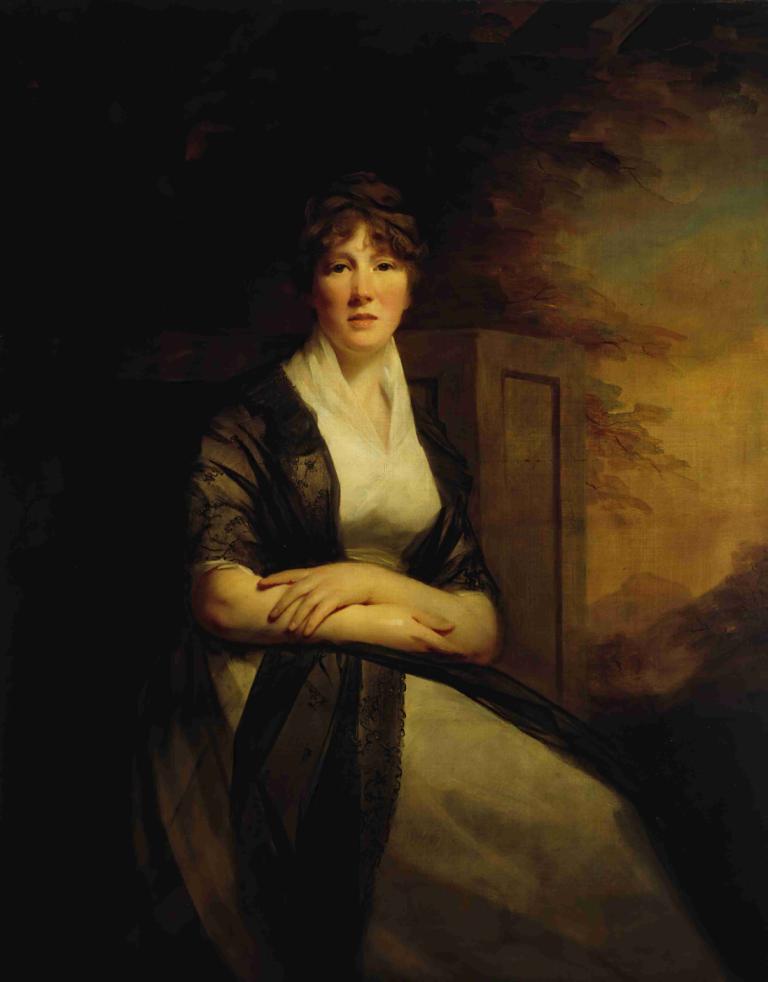 Lady Anne Torphichen,앤 토르피첸 부인,Sir Henry Raeburn,헨리 래번 경,오일 페인팅,오일 페인팅, 여자 1명, 독주, 미술 패러디, 갈색 머리, 드레스, 뷰어를보고