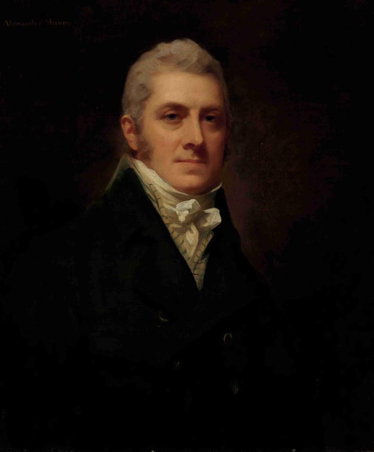 Portrait of Sir Alexander Munro,Porträt von Sir Alexander Munro,Sir Henry Raeburn,Ölgemälde,Ölgemälde, 1Junge