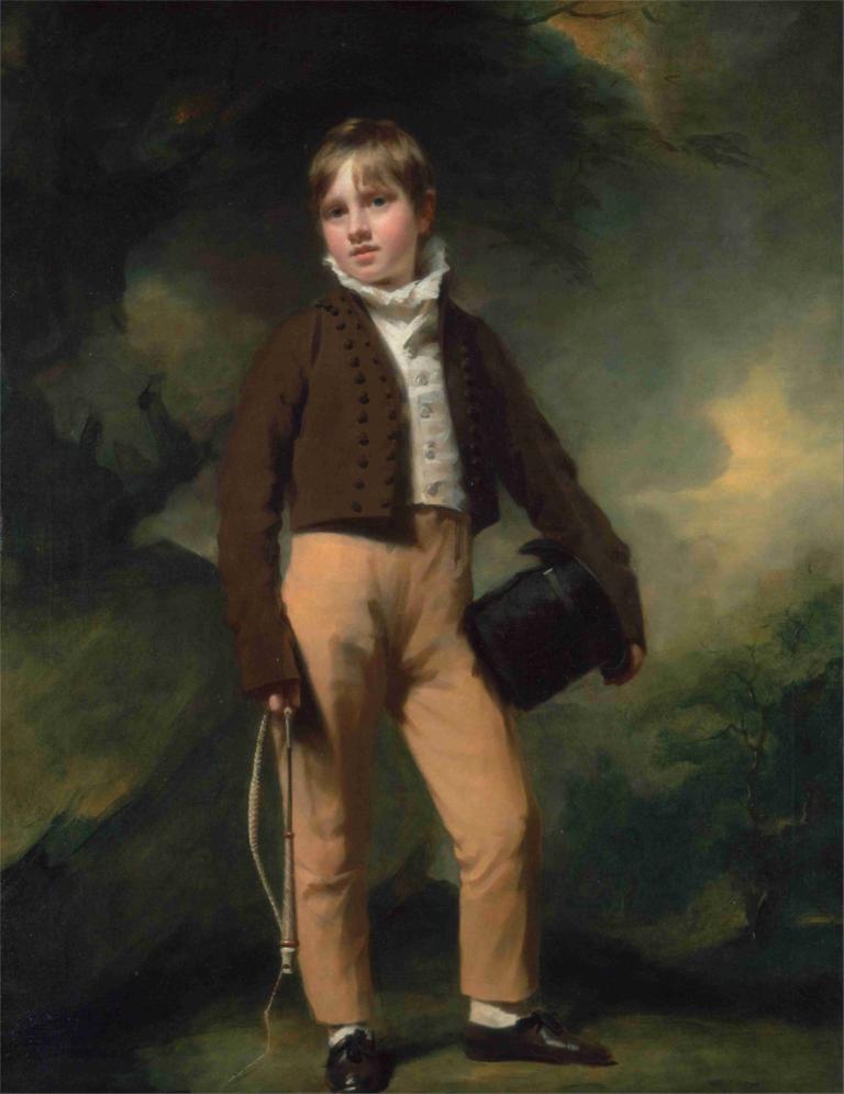 Quentin McAdam,Sir Henry Raeburn,Ölgemälde,Ölgemälde, Solo, blondes Haar, männlicher Fokus, 1Junge