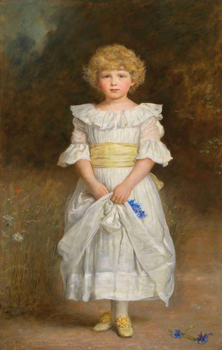 Portrait of Dorothy Lawson,Portrait de Dorothy Lawson,Sir John Everett Millais,Peinture à l'huile