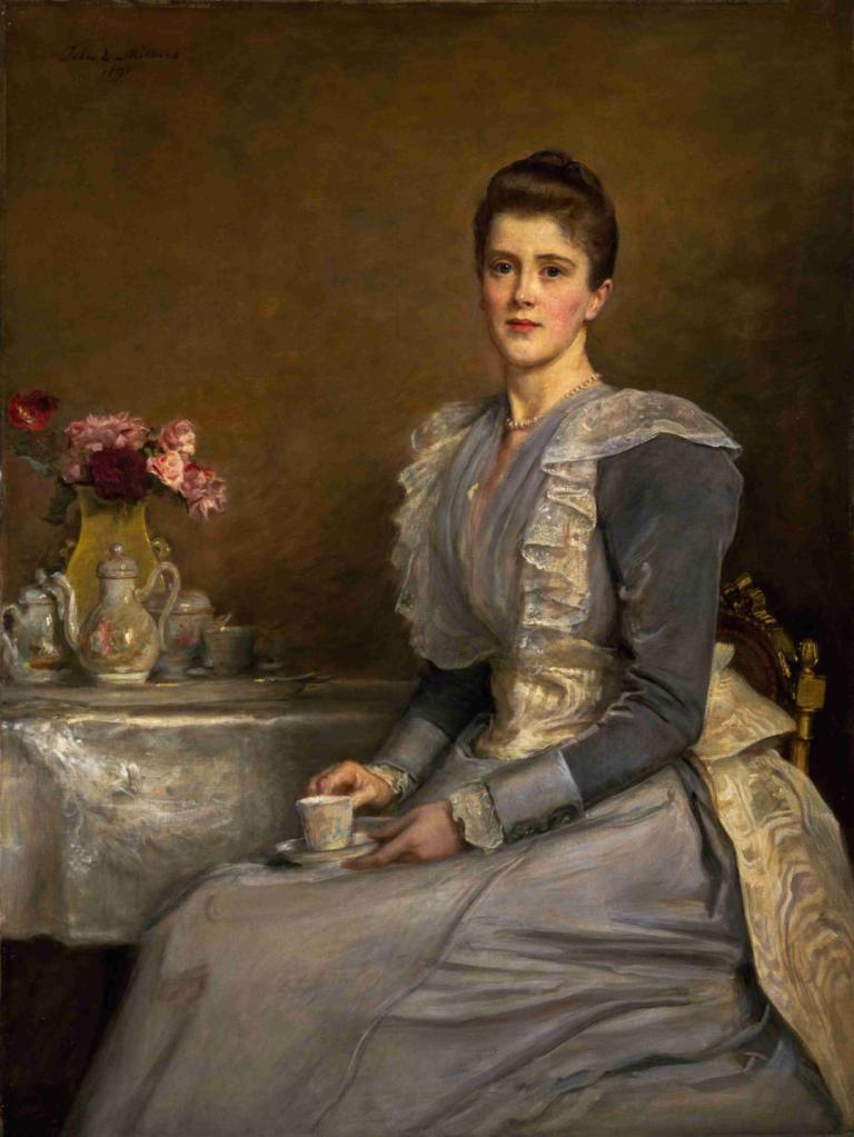 Portrait of Mary Endicott (d.1957), Mrs Joseph Chamberlain,Portrait de Mary Endicott (d.1957)